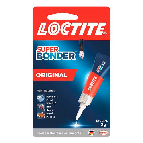 Pegamento Instantáneo Loctite Super Bonder Original - 3g