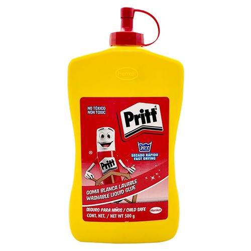Goma Líquida Blanca Pritt Pegamento Escolar - 500g