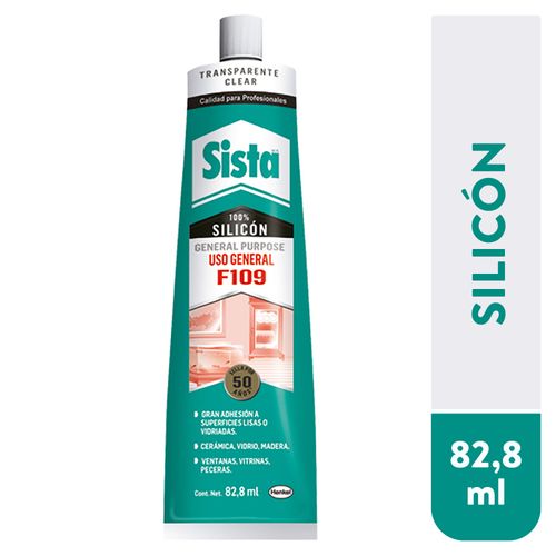 Silicon Sista Uso General Transparente - 82.8ml