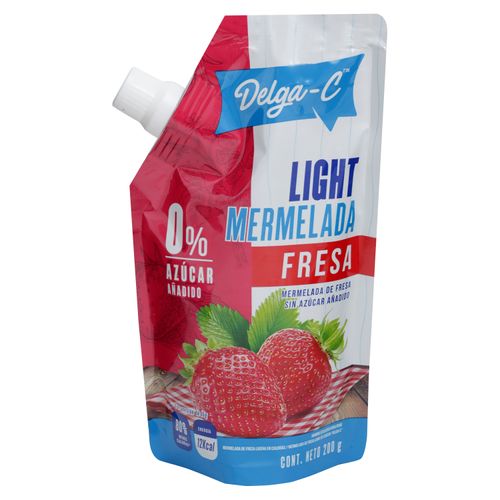 Mermelada Delga C Fresa Doy pack Fresa - 200 g