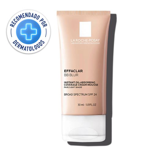 BB Cream La Roche Posay con SPF 24 piel mixta a grasa Effaclar BB Blur - 30 ml
