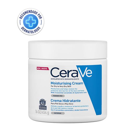 Crema hidratante CeraVe para pieles secas - 454 g