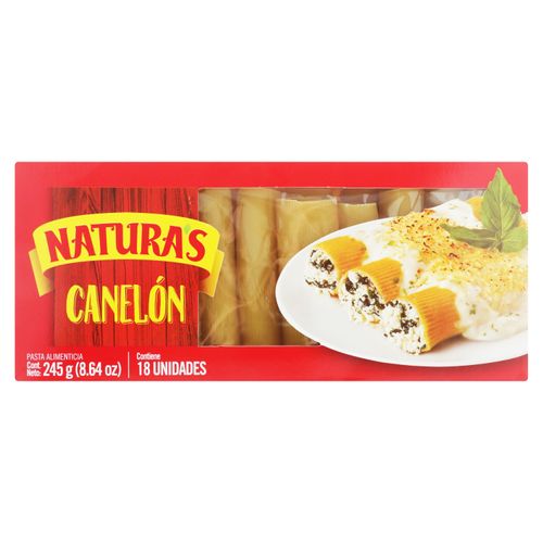 Pasta Natura's canelón 18 Uds - 245 g