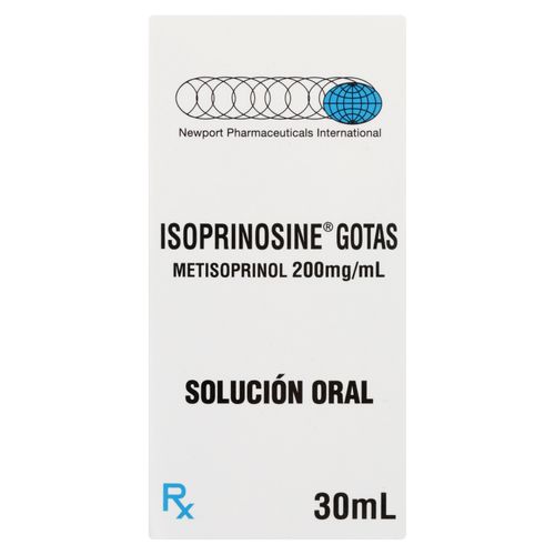 Gotas Isoprinosine solución oral - 30 ml