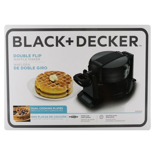 Waflera Black & Decker de doble giro