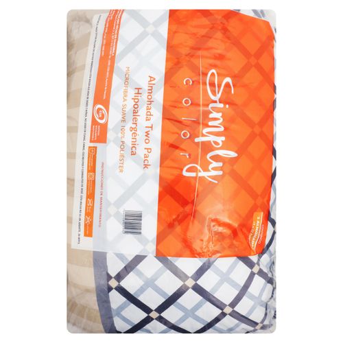 Almohada Simply Color Estampada 2 unidades