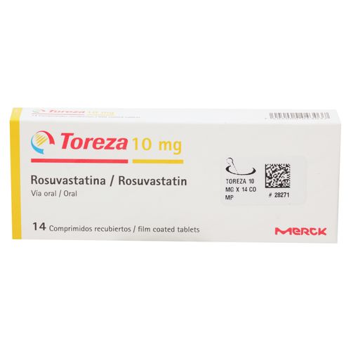 Toreza 10 mg caja 14 comprimidos - Precio indicado por caja