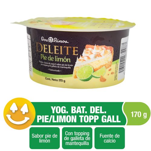 Yogurt Dos Pinos Deleite Sabor Pie De Limón - 170g