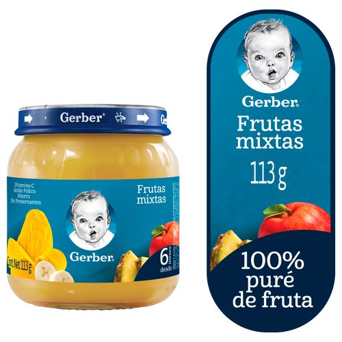 Colado Gerber Frutas Mixtas -113gr