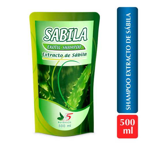 Shampoo H5 Botánica Extracto De Sábila Doy Pack - 500ml