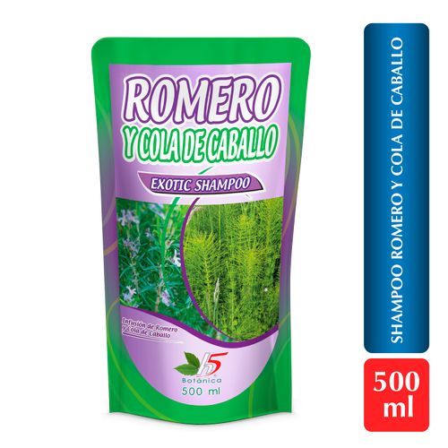 Shampoo H5 Botánica Romero Y Cola De Caballo Doy Pack - 500ml