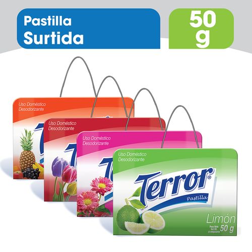Pastilla desodorizante Terror aroma surtido - 50 g