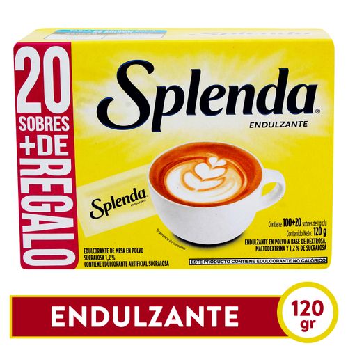 SPLENDA® ORIGINAL Sobres Endulzante SIN CALORÍAS Sobres -100 Sobres