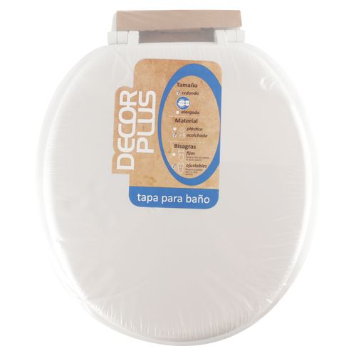 Tapa para inodoro Decor Plus color blanco - 1 ud