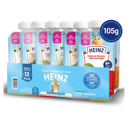 Colados Heinz Doypack 12 Pack 105g C/U - 1260g