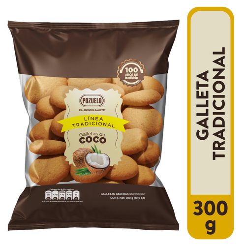 Galleta Pozuelo tradicionales sabor coco - 300 g