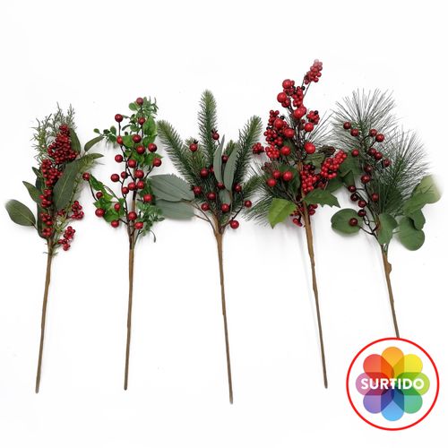 Hojas decorativas Holiday Time -49cm