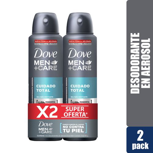 Desodorante Dove Cuidado Total Aerosol 2 Pack - 150ml