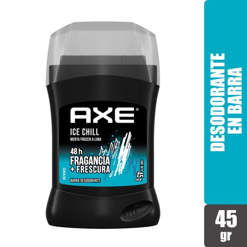 Desodorante Axe Ice Chill En Barra, Menta Frozen Y Lima - 45g