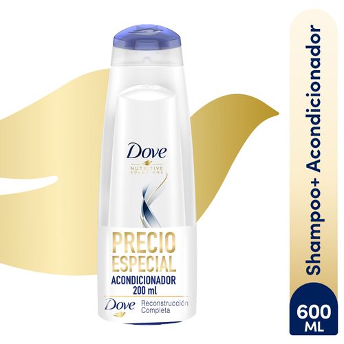 Shampoo Dove Recontrucción Completa 400ml+ Acondicionador 200ml