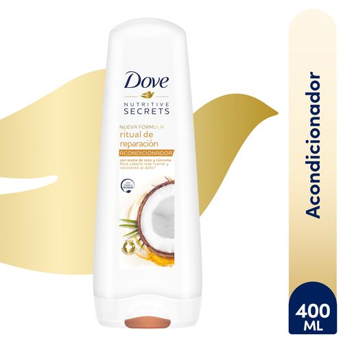 Acondicionador Dove Reparacion Coco Y Curcuma 400ml