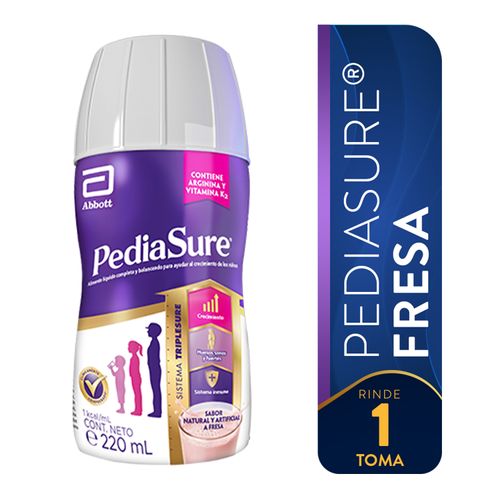 Fórmula Nutricional Pediasure® Sabor Fresa - 220ml