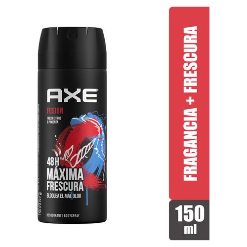 Desodorante BodySpray Axe Fusion Aerosol, Fresh Citrus Y Pimienta - 150ml