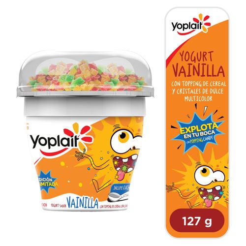 Yogurt Infantil Yoplait Vainilla Con Popping Candy - 127g