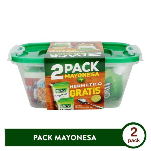 Mayonesa Lizano limón 2 Pack - 385 g