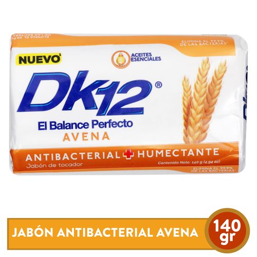 Jabón De Tocador Dk12 Antibacterial Avena - 140g