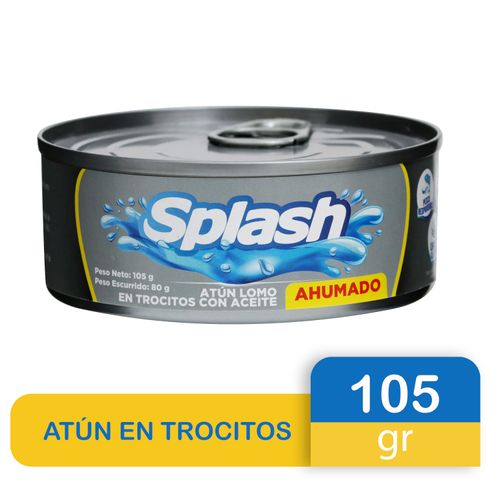 Atún Splash en trocitos con aceite ahumado  - 105 g