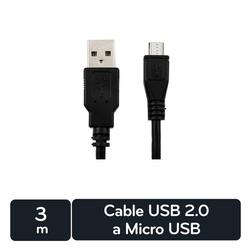 Cable De Carga Argom USB 2.0 A Micro USB - 3 m