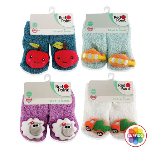 Calcetín Red Point Para Bebé, Surtido Color - Talla 3-6 Meses
