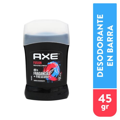 Desodorante Axe Fusion En Barra Fresh Citrus Y Pimienta - 45g