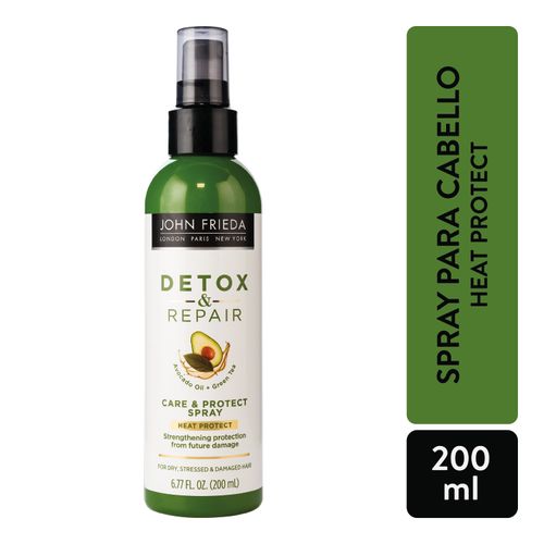 Spray protector John Frieda para el cabello detox - 200 ml