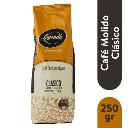 Café Leyenda Puro Molido Clásico 250 g