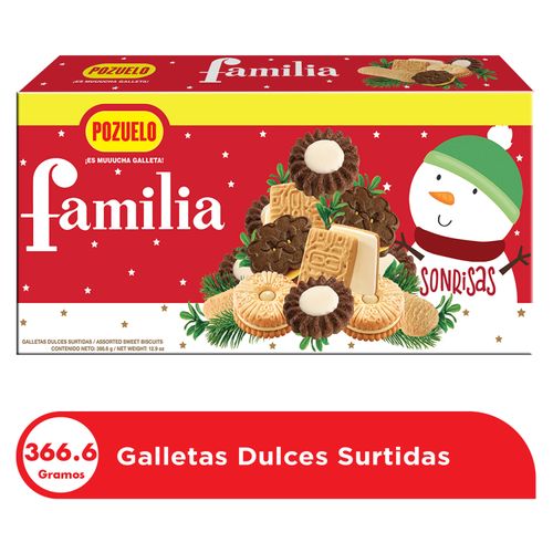 Galleta Pozuelo Familia Dulces Surtidas Especial Navidad - 366,6g