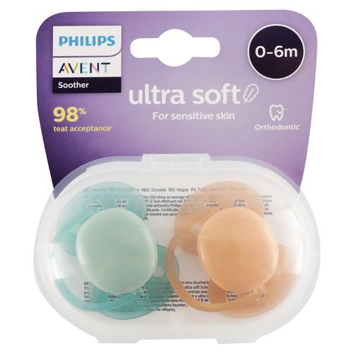 Set De Chupetas Avent 0-6 Meses