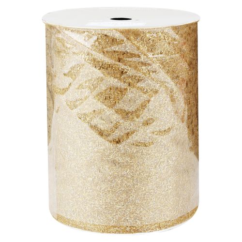 Listón Navideño Pañuelo Holiday Time 13.97 x 5mts