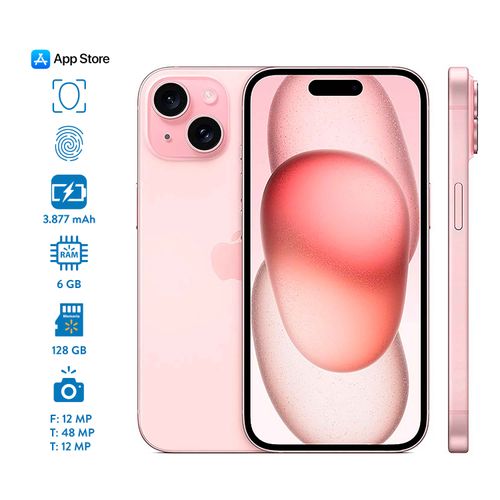 Celular Apple Iphone 15 6GB RAM 128GB Almacenamiento