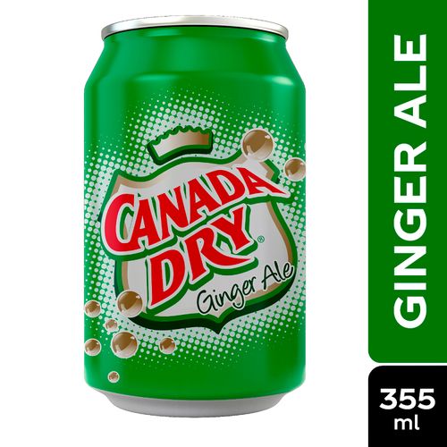 Refresco Canada Dry ginger ale sabor natural lata - 355 ml