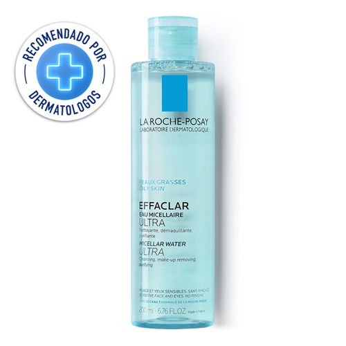 Agua Micelar La Roche Posay Effaclar Ultra, Limpia Sin Resecar La Piel - 200Ml