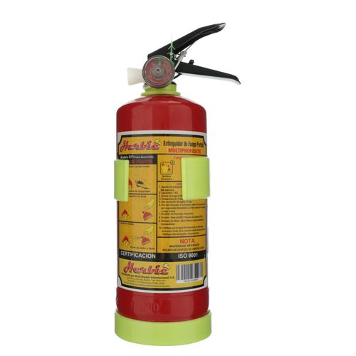 Extintor De Fuego Kit, ABC Recargable Herbie 1 Kg