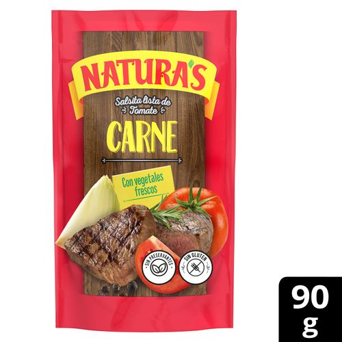 Salsa Tomate Naturas Con Carne - 90g