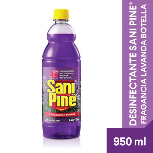 Desinfectante Sani Pine, Fragancia Lavanda Botella - 950ml