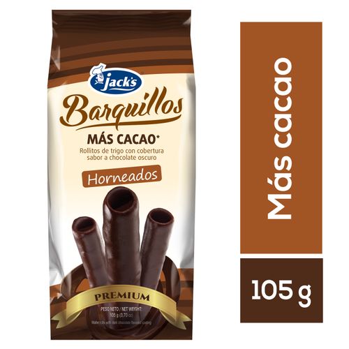 Barquillos Jack´s Más Cacao - 105g