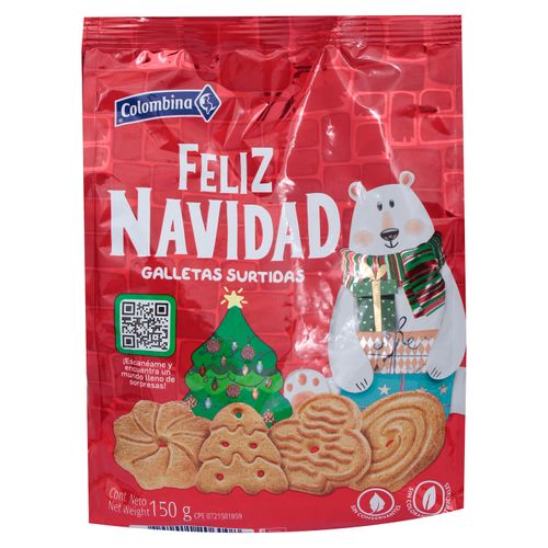 Galleta Colombina Feliz Navidad - 150 g
