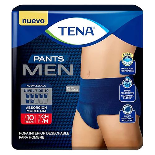 Pants Masculino Tena Talla M 10 unidades