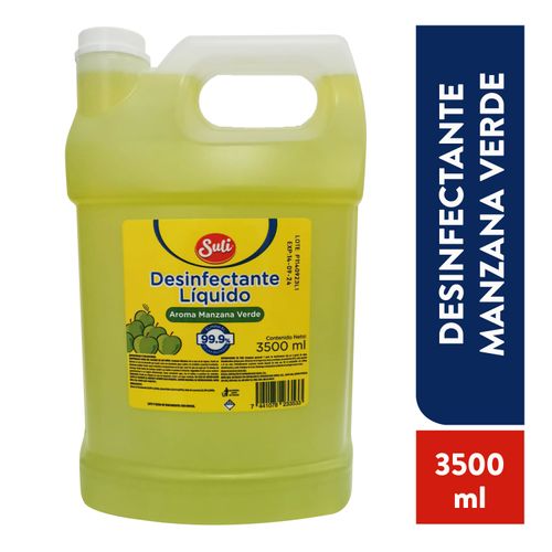 Desinfectante Suli Líquido Aroma Manzana Verde - 3500ml