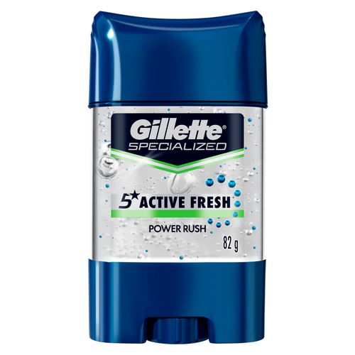 Antitranspirante Gillette Power Beads Power Rush Gel Invisible 82 g